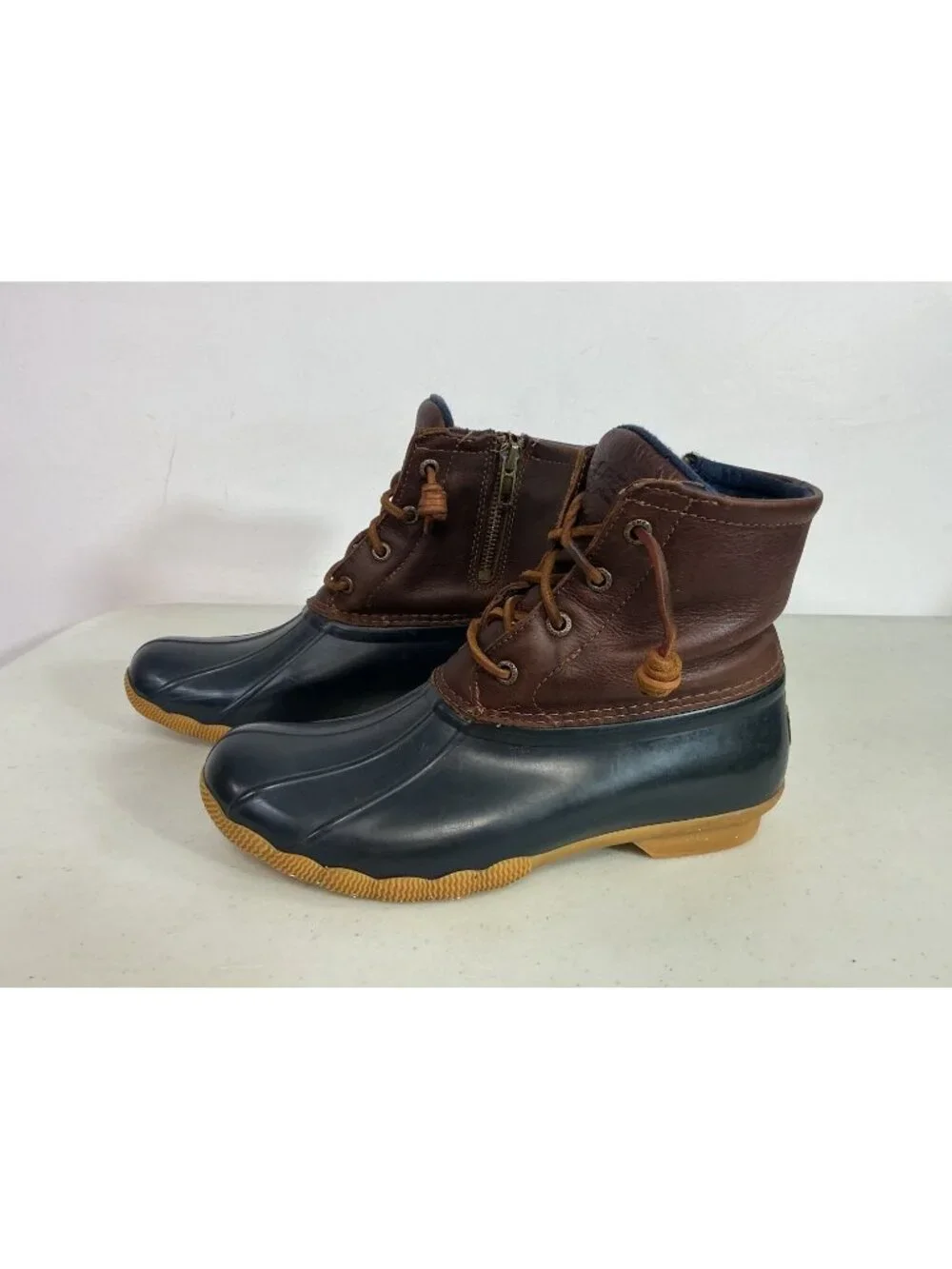 Sperry Leather Ankle Boots Waterproof Womens 7